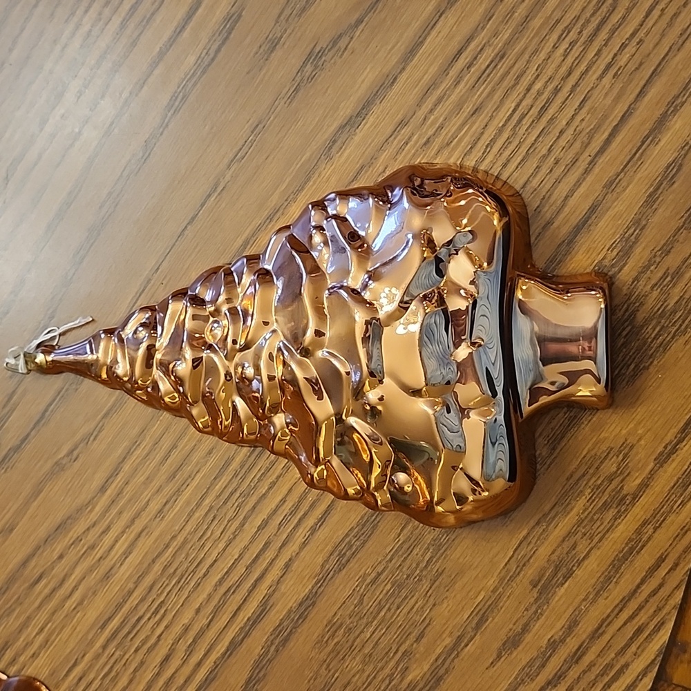 Vintage Christmas Tree Copper Mold